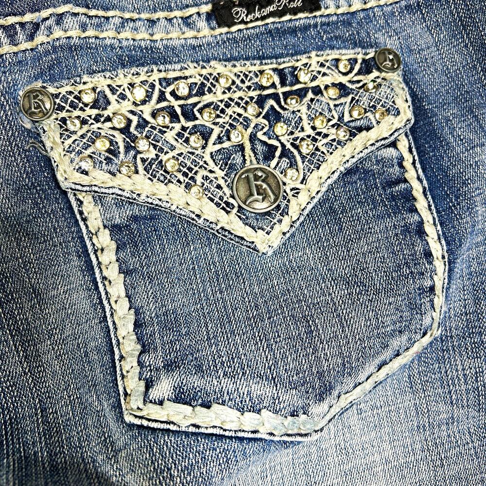 Rock & Roll Cowgirl Jeans Women’s 28x31 Bootcut Rhinestone Bling Western Y2K